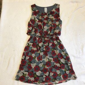 Famous flower print dress